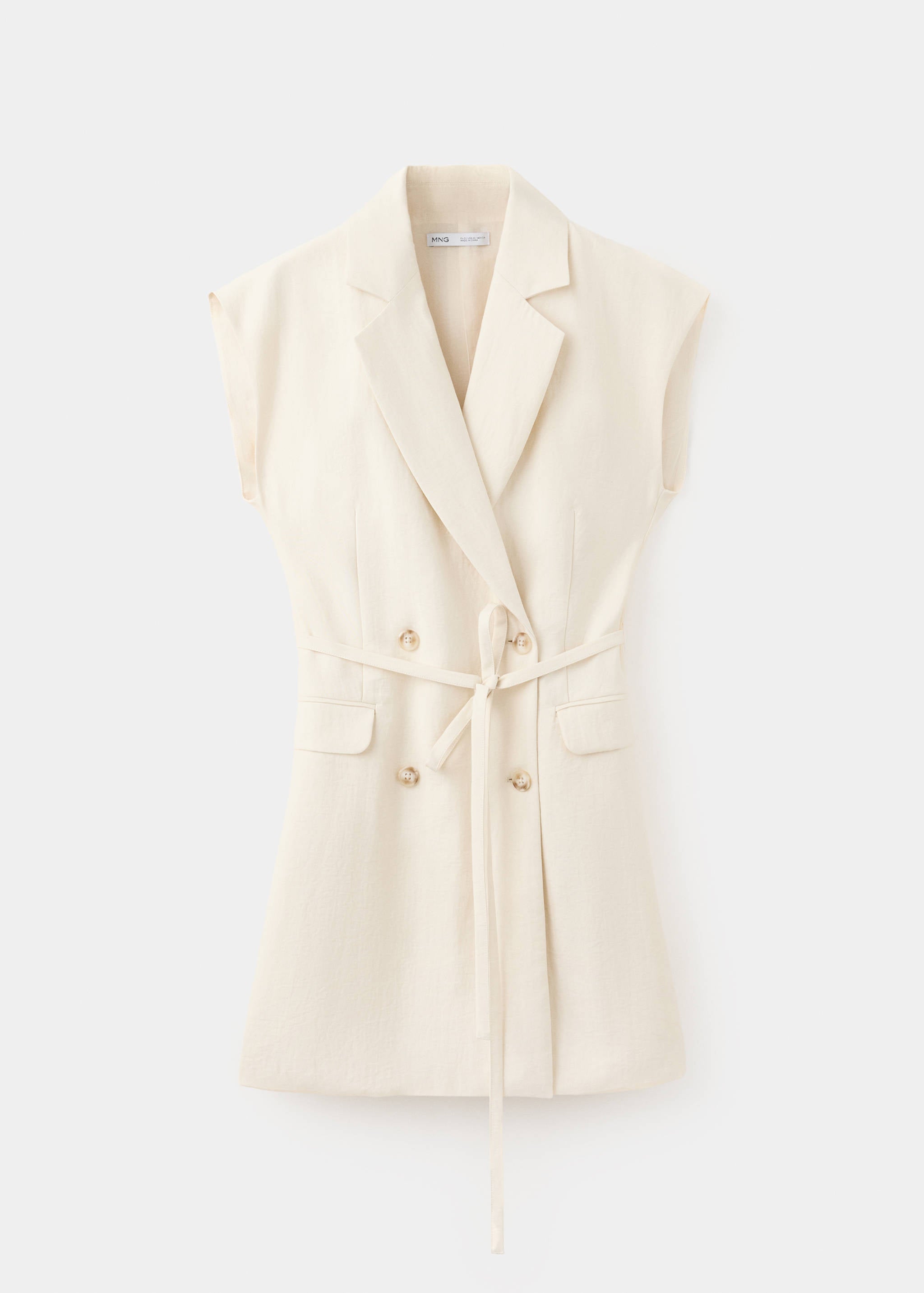Mango vestido lety in raw - Image 1