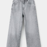 Mango jeans culotter in grey denim - Image 1