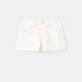 Mango shorts eyelet in white - Image 1