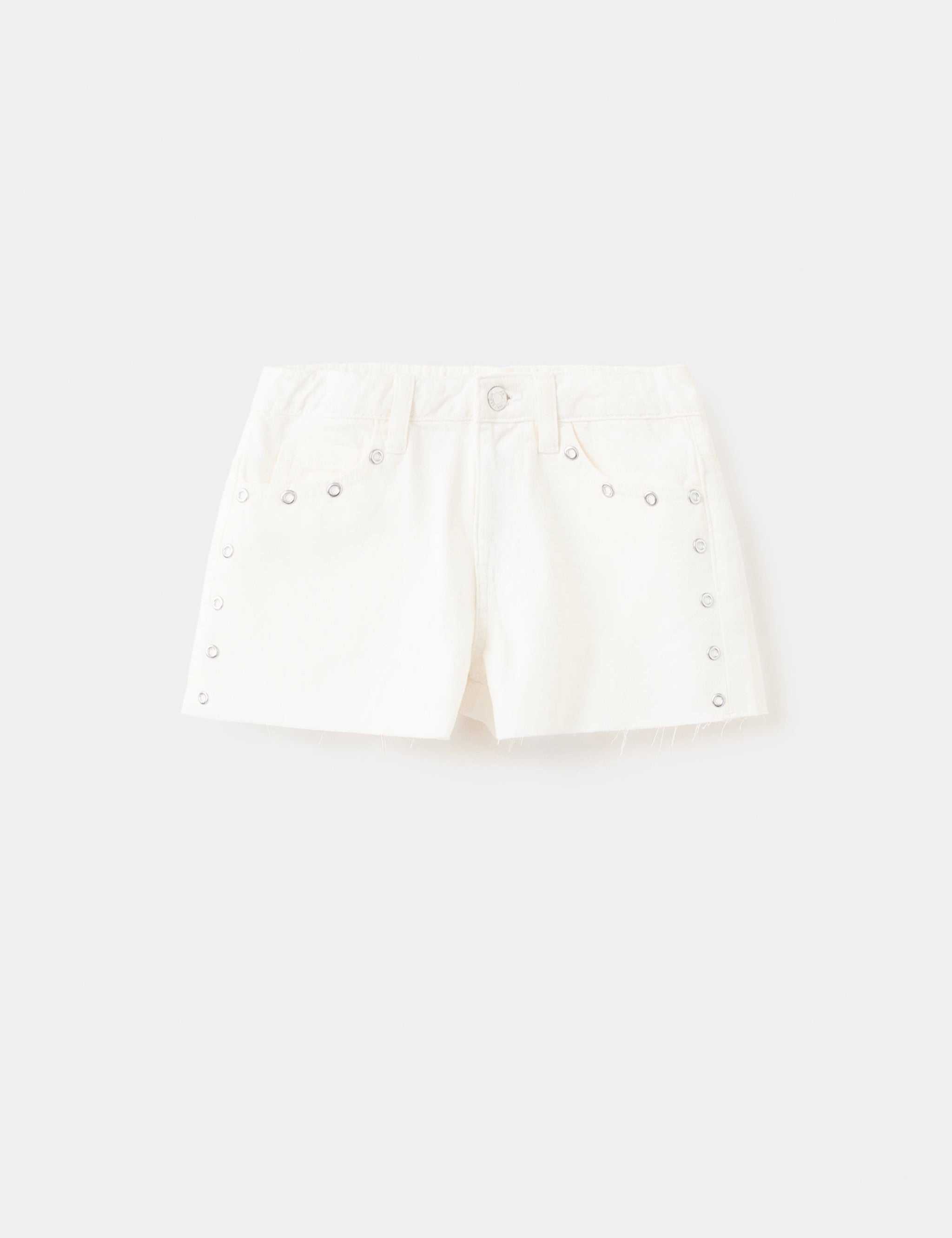Mango shorts eyelet in white - Image 1