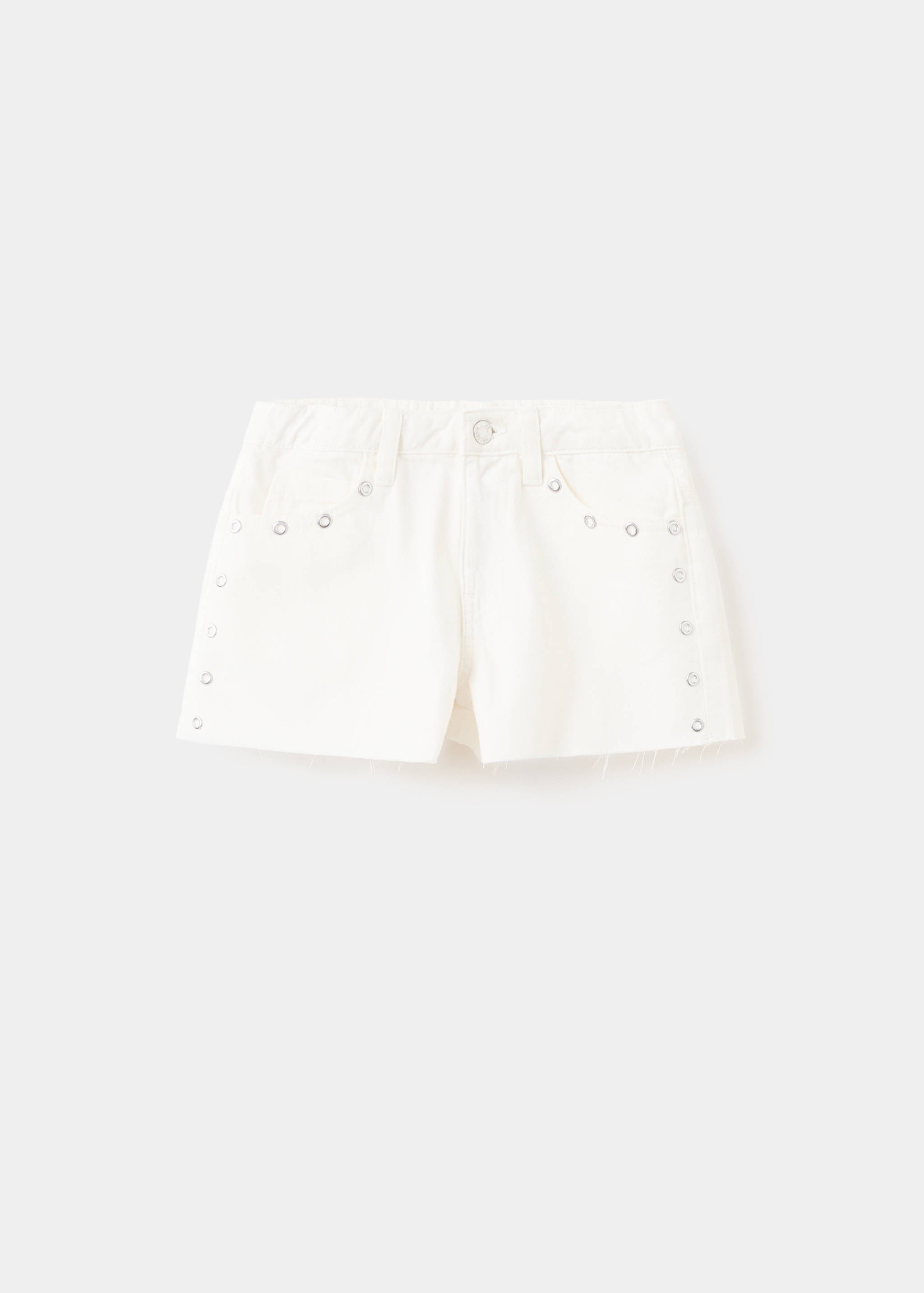Mango shorts eyelet in white - Image 1