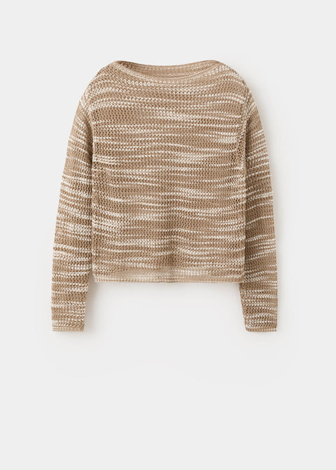 Mango sweater rusti in camel