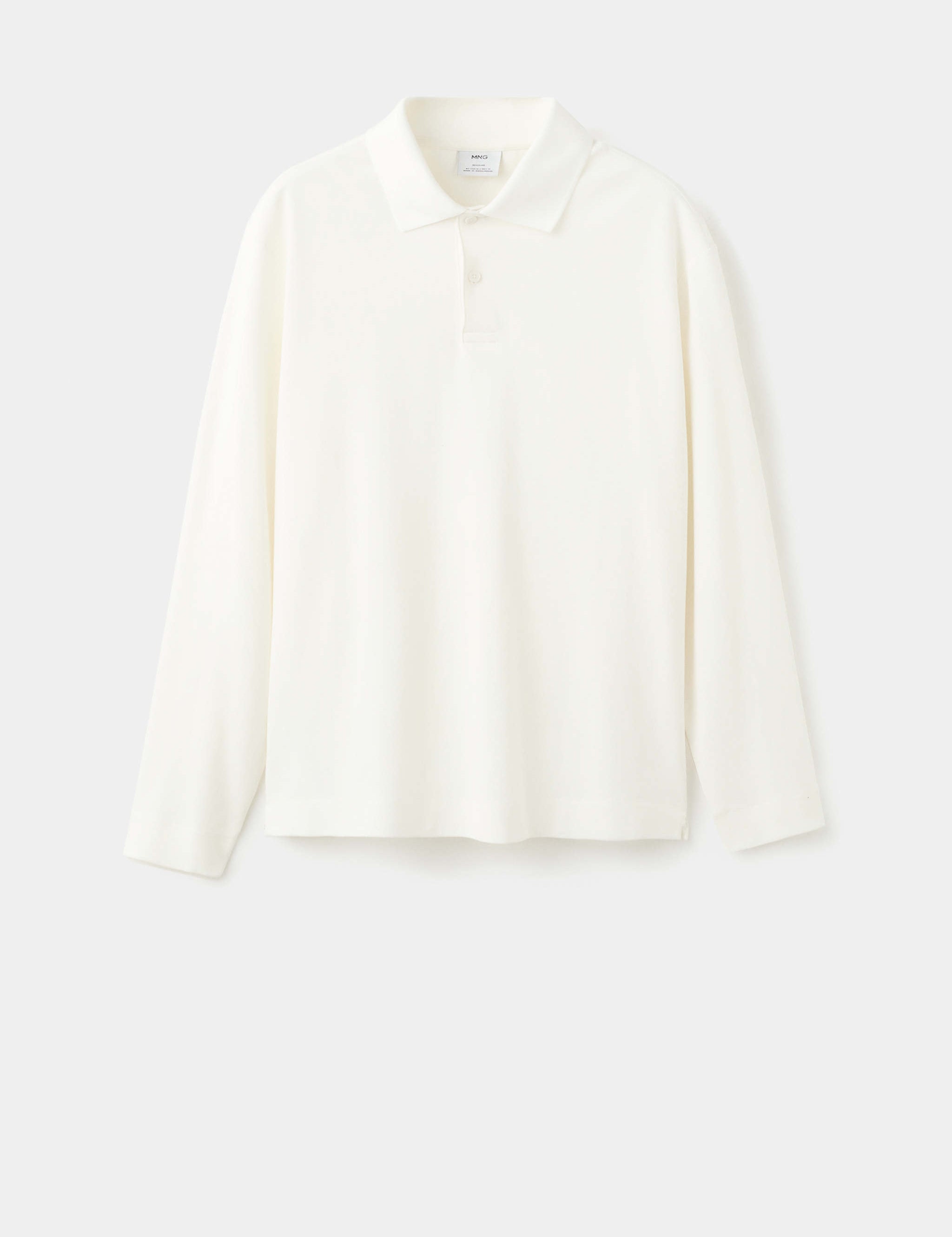 Mango poloshirt garethp in white - Image 1