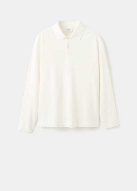 Mango poloshirt garethp in white