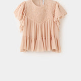 Mango blusa peonia in pink - Image 1