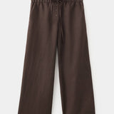 Mango trousers soma in chocolate - Image 1