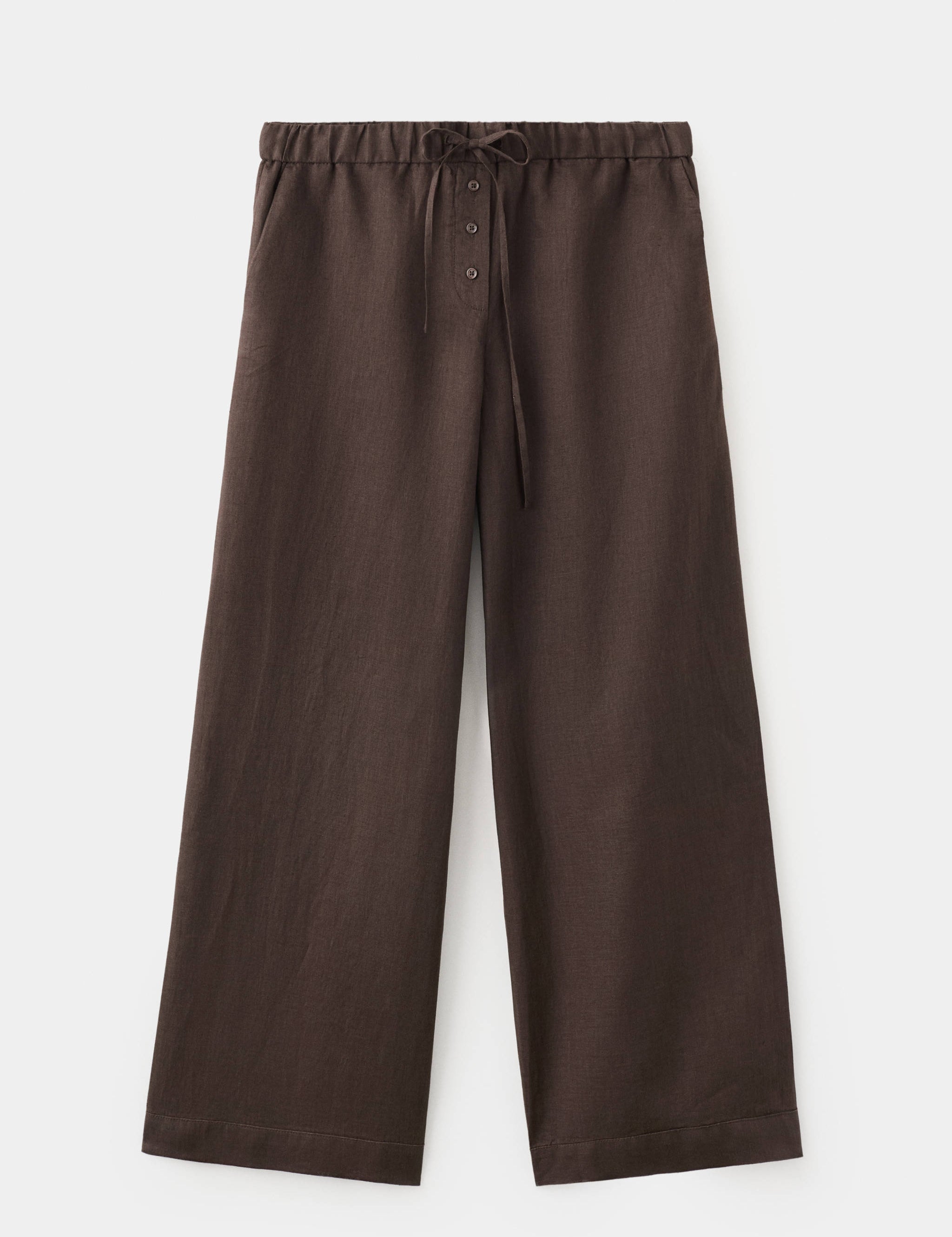 Mango trousers soma in chocolate - Image 1