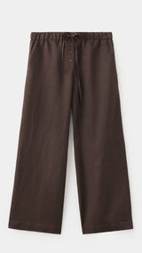 Mango trousers soma in chocolate - Image 1