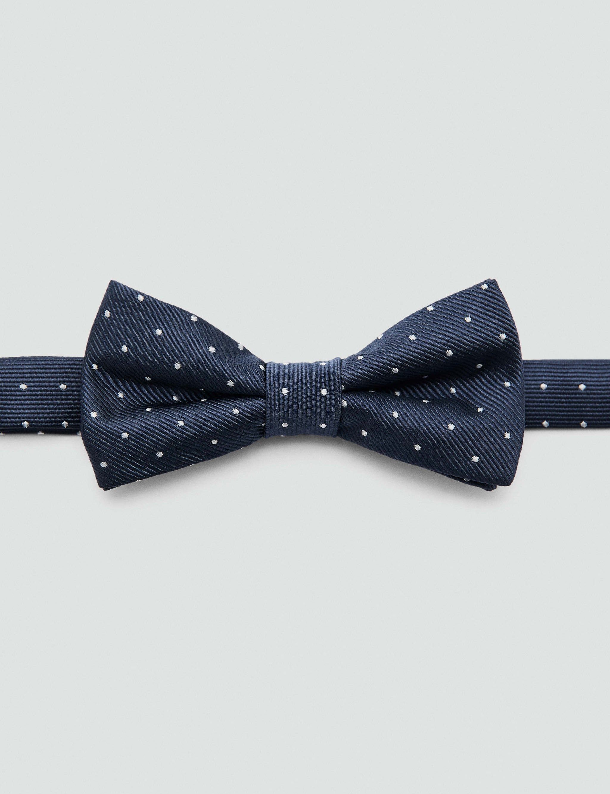 Mango bow tie punti in navy - Image 1