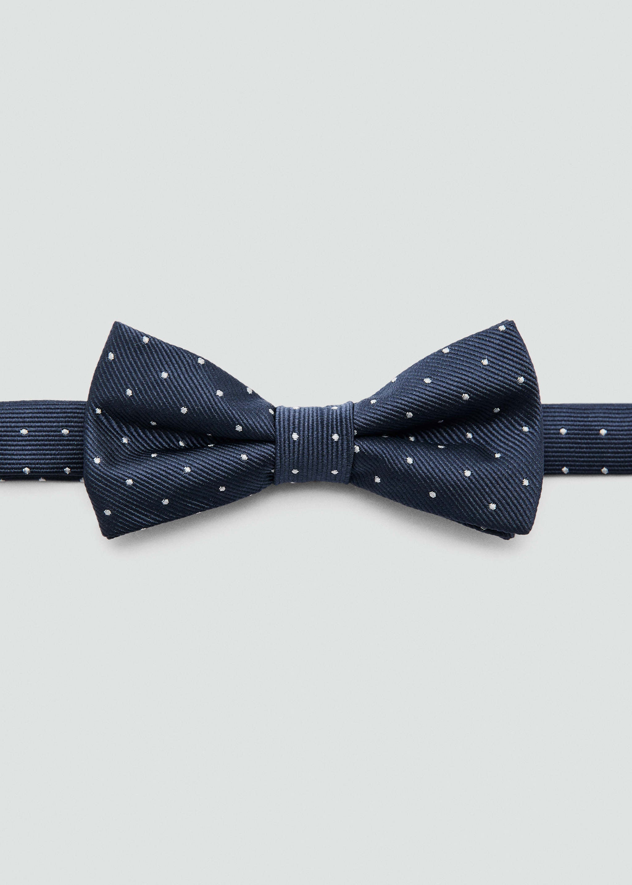 Mango bow tie punti in navy - Image 1