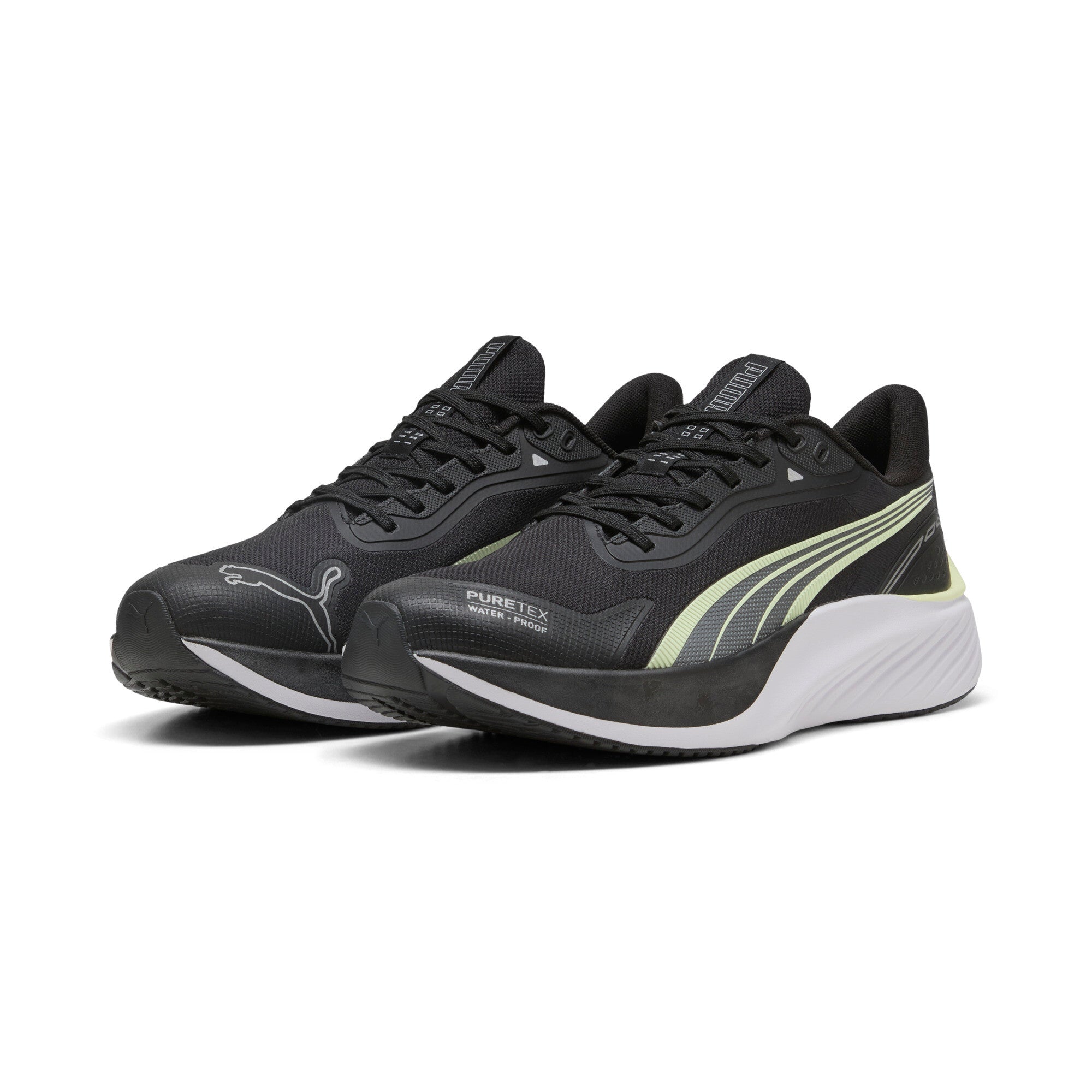 PUMA pounce lite PTX sneakers unisex in black and silver - Image 1