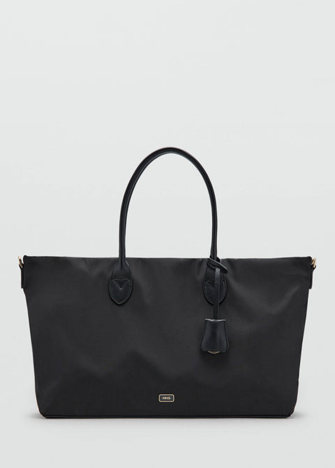 Mango large bag sonia in black