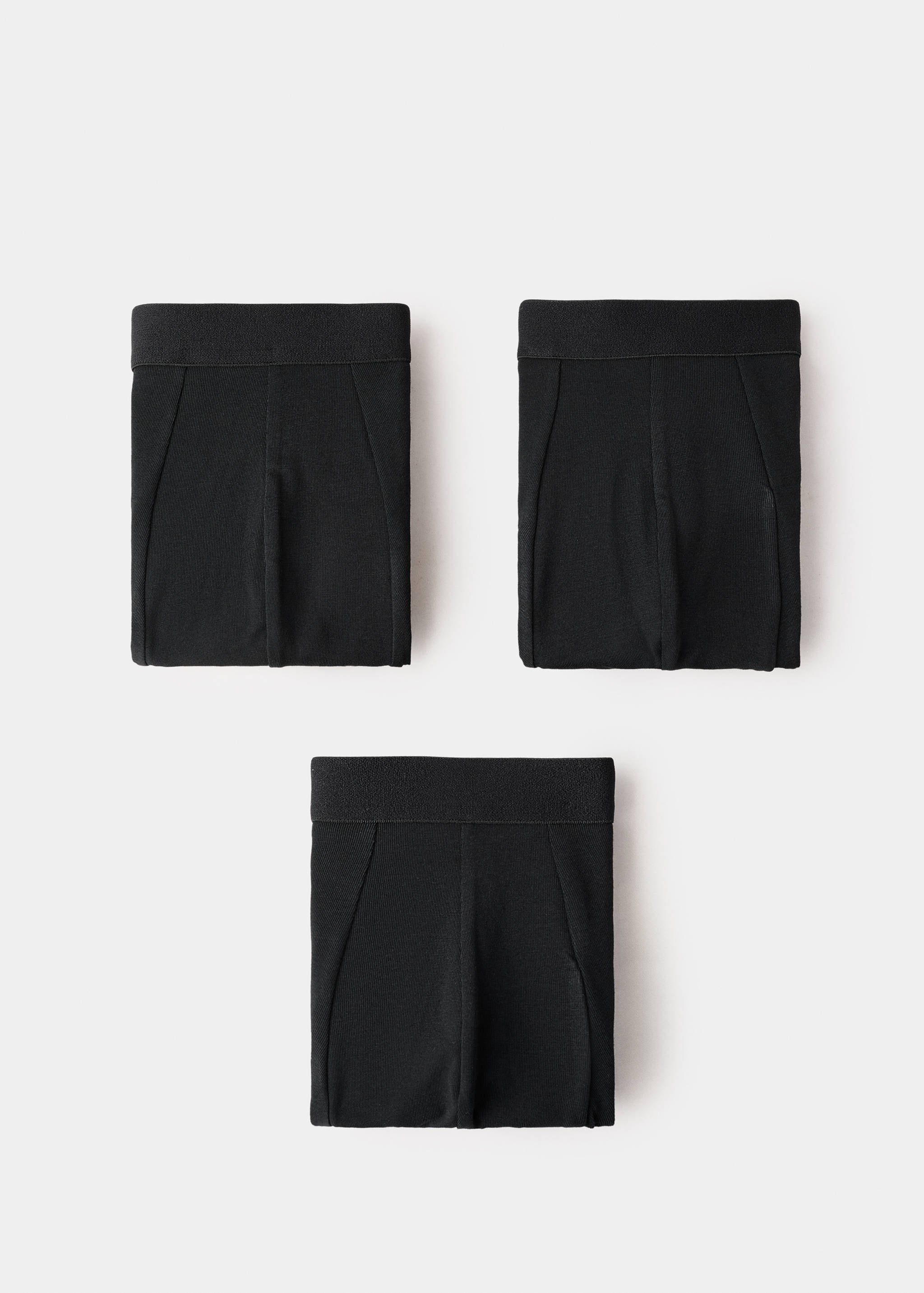 Mango calzoncillos triblack in black - Image 1
