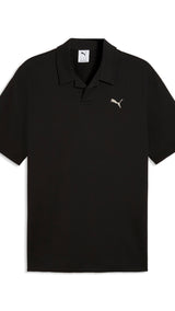 PUMA essentials elevated polo men in black - Image 1
