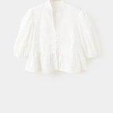 Mango blusa capuchin in off white - Image 1