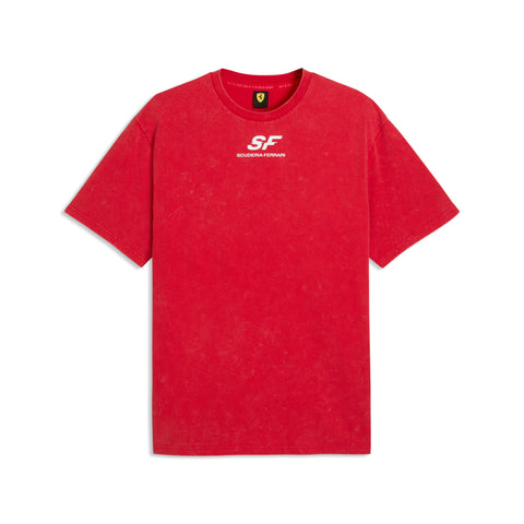 PUMA scuderia ferrari car graphic tee II men in rosso corsa