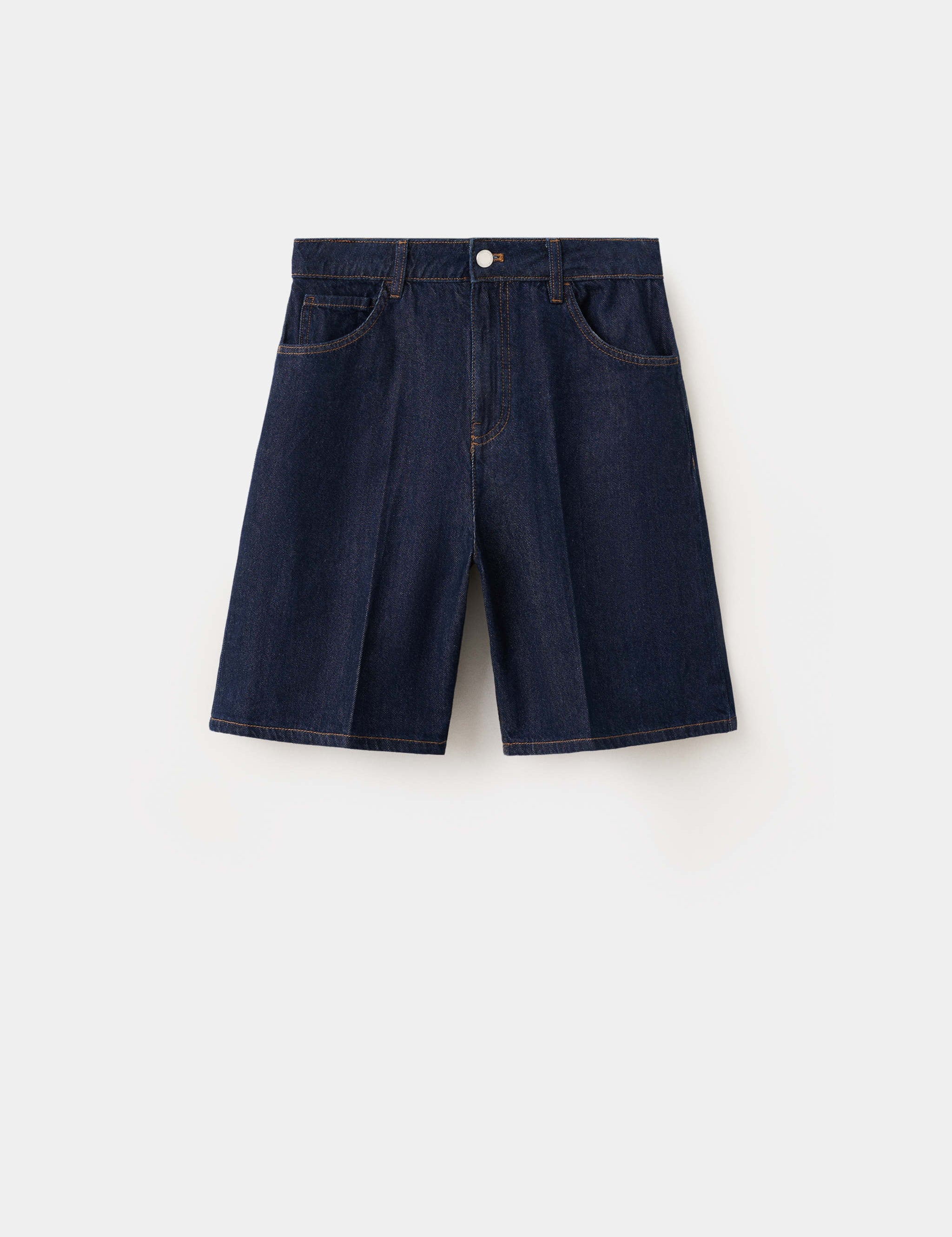 Mango bermudas camilla in soft denim - Image 1