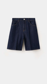 Mango bermudas camilla in soft denim - Image 1