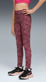 PUMA TRAIN ALL DAY ESSENTIALS tights in poised pink - Image 1