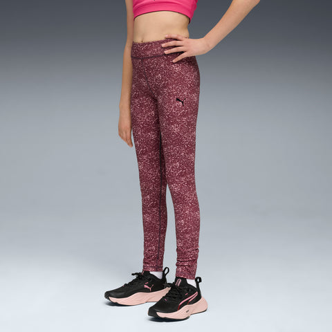 PUMA TRAIN ALL DAY ESSENTIALS tights in poised pink