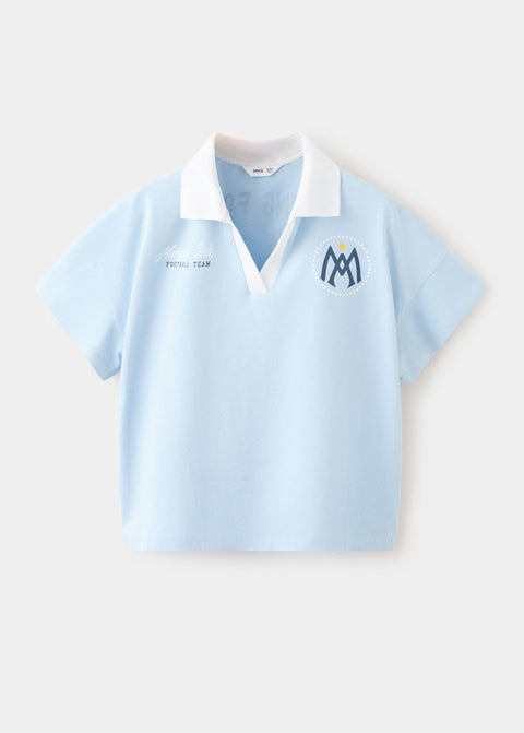 Mango t-shirt argen in celestial
