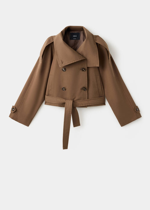 Mango jacket lipa in brown