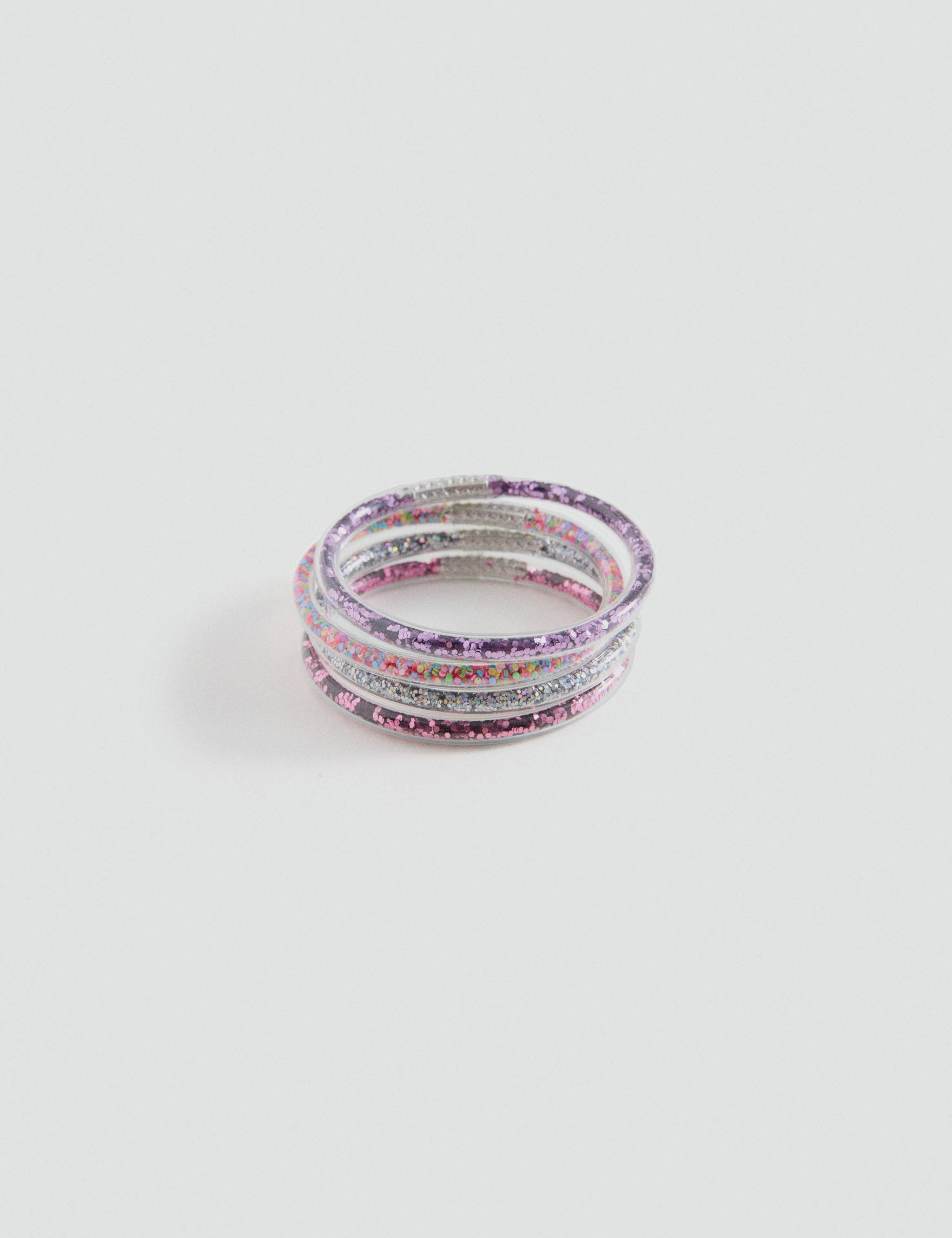 Mango pulsera scoubi in pink - Image 1