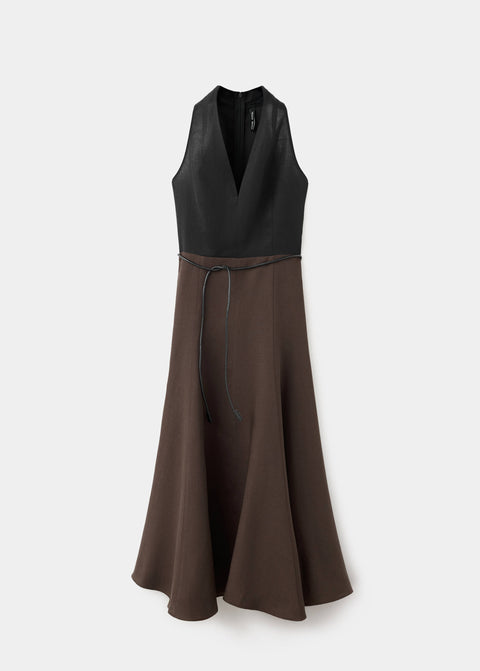 Mango dress celia in black