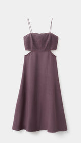 Mango vestido jimez in plum - Image 1