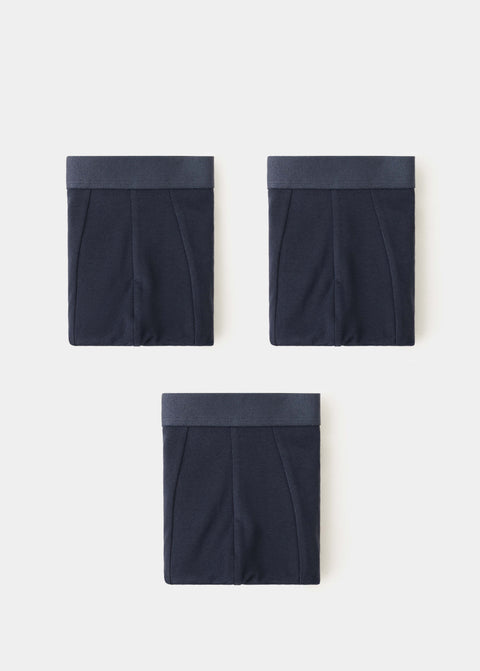 Mango boxers triblue in navy