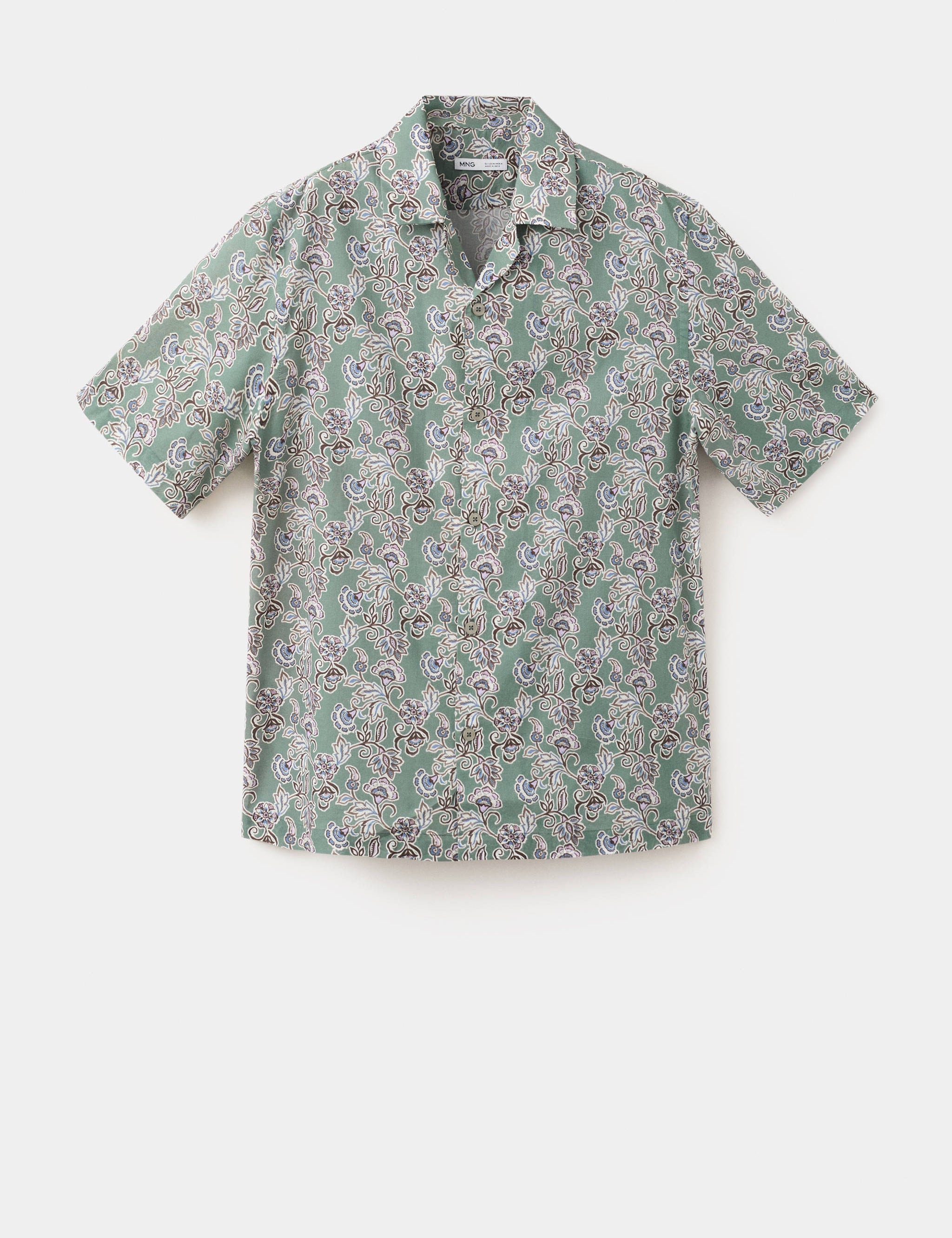 Mango camisa atenea in moss - Image 1