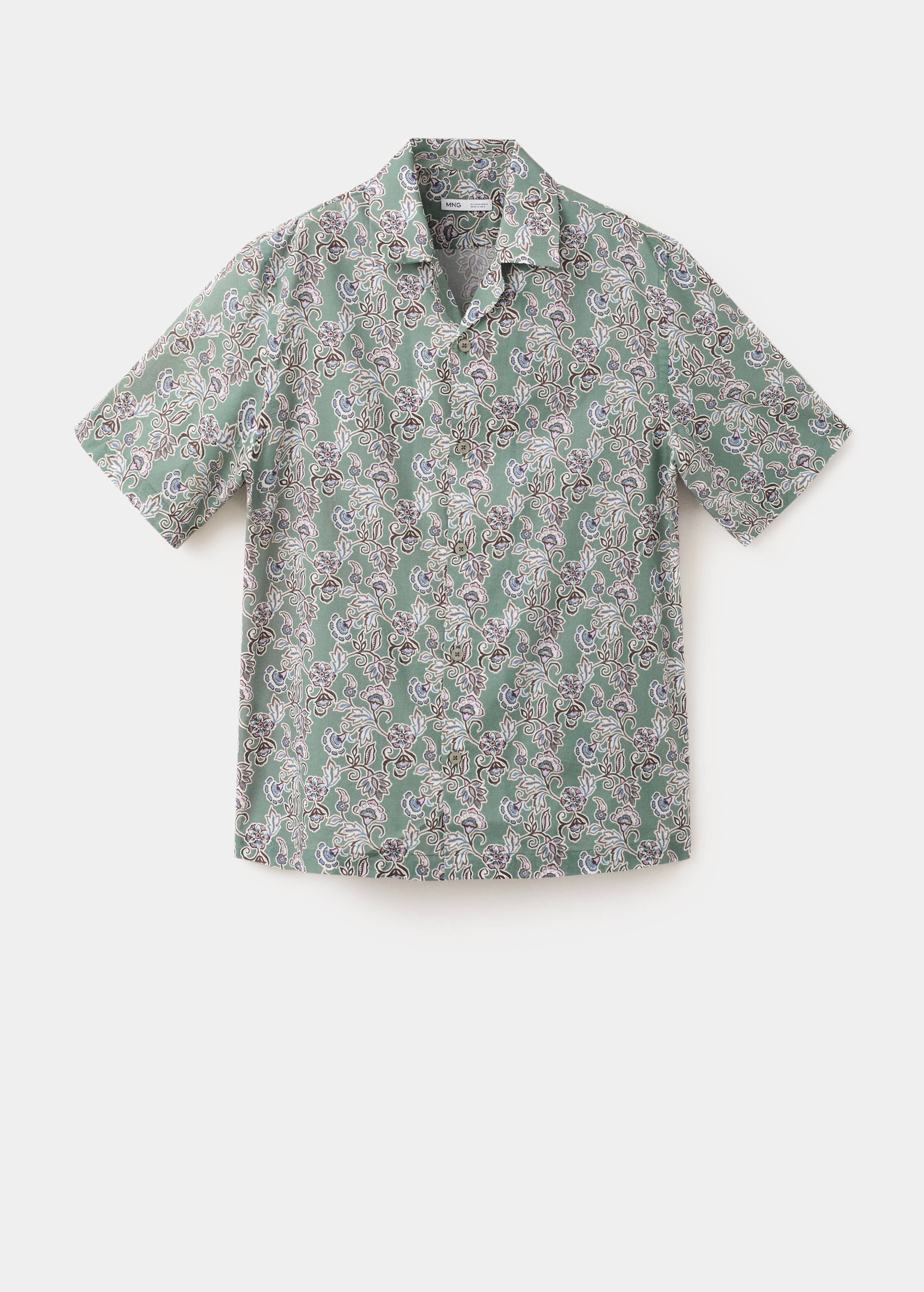 Mango camisa atenea in moss - Image 1