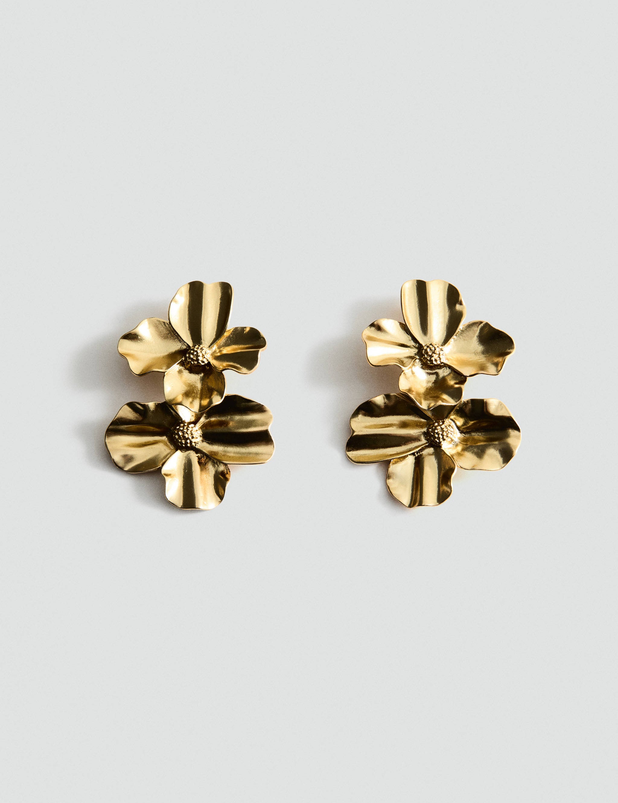 Mango pendiente jazmin in gold - Image 1