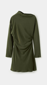 Mango vestido bruna in pastel green - Image 1