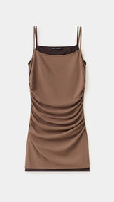 Mango dress noe in brown - Image 1