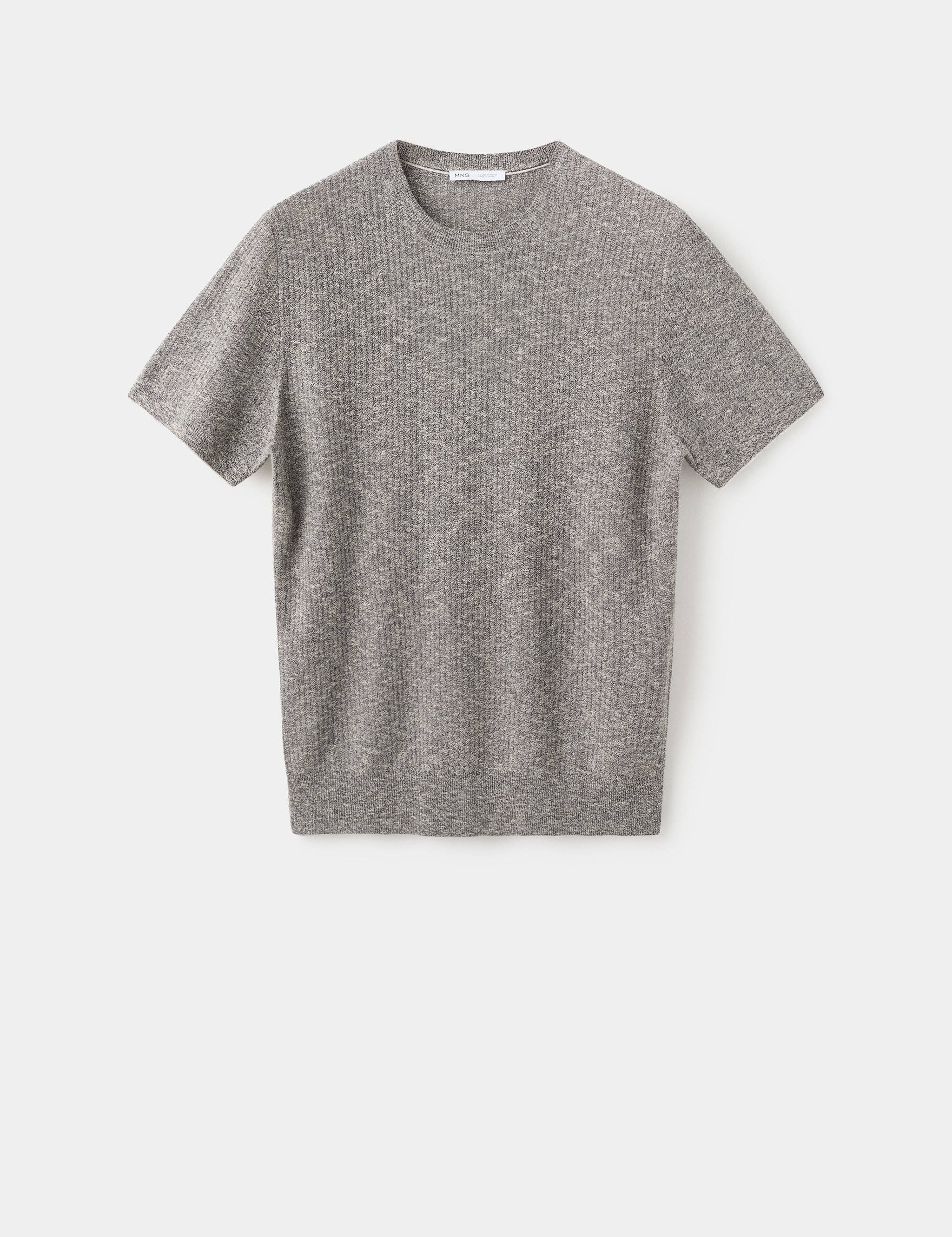 Mango camiseta tricot flew in navy - Image 1