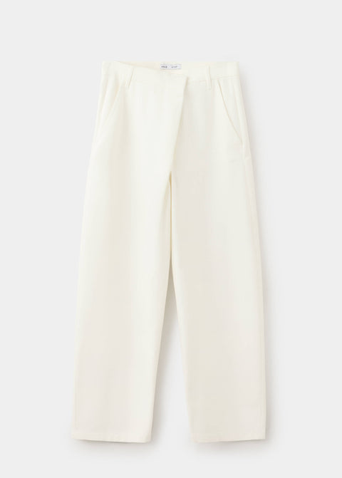 Mango pantalon phoebe in white