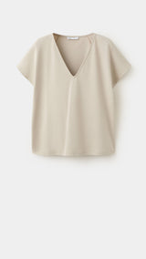 Mango camiseta sevipi in stone - Image 1