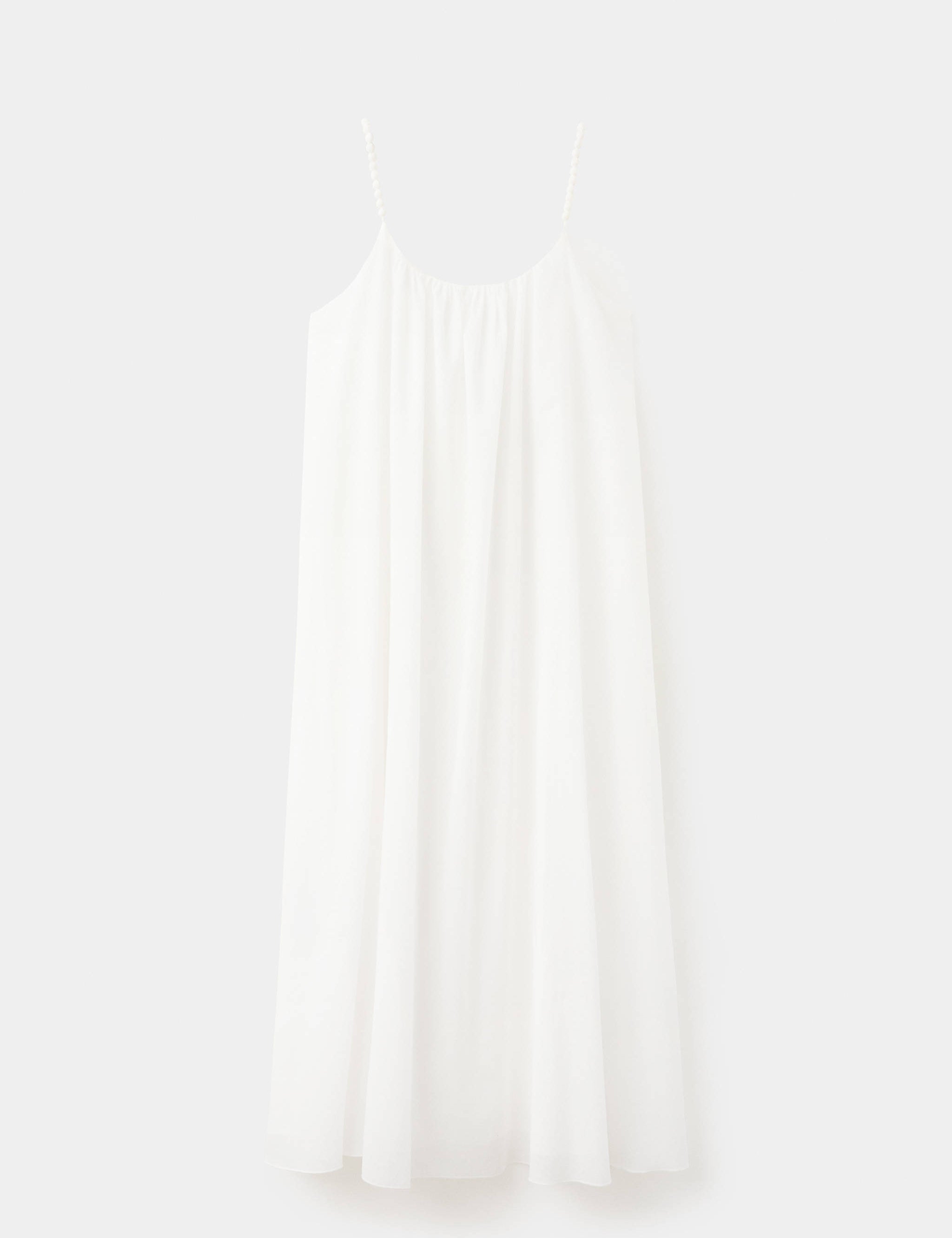 Mango vestido bolas in white - Image 1