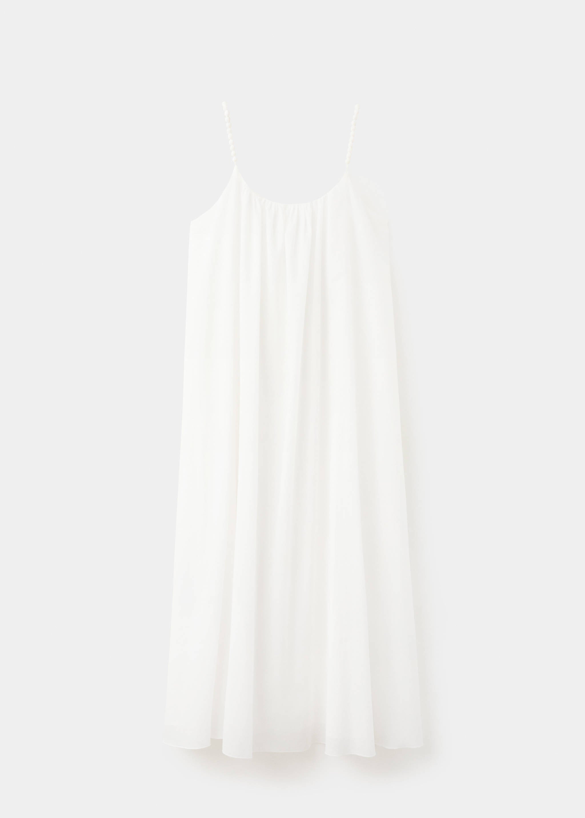 Mango vestido bolas in white - Image 1