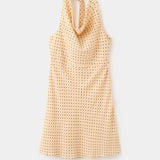 Mango vestido champin in pastel yellow - Image 1