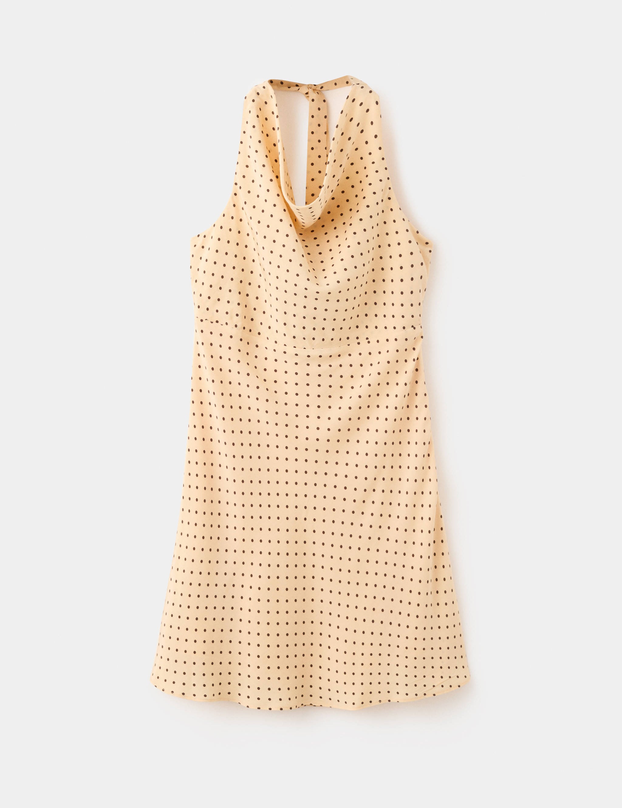 Mango vestido champin in pastel yellow - Image 1