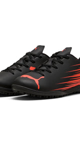 PUMA ATTACANTO II TT football boots youth in black and glowing red - Image 1