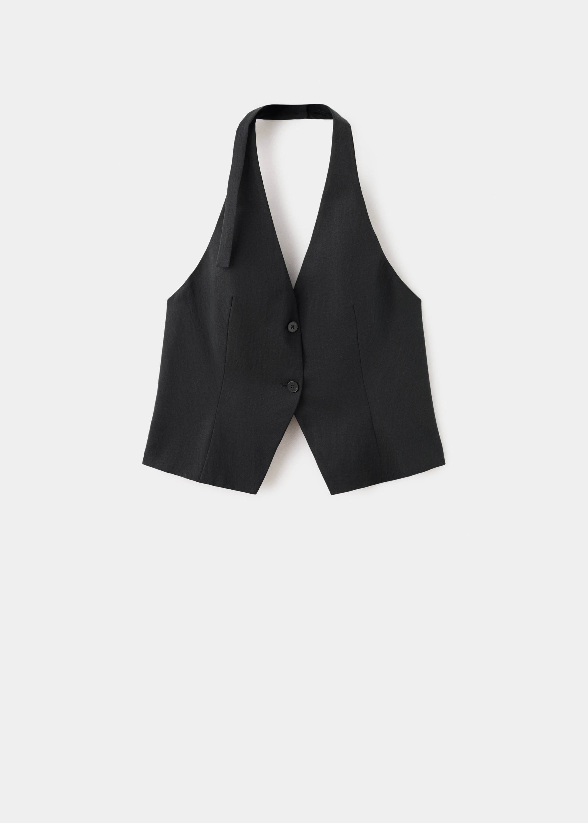 Mango vest marga in black - Image 1