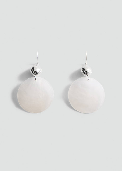 Mango earrings jordan in silver