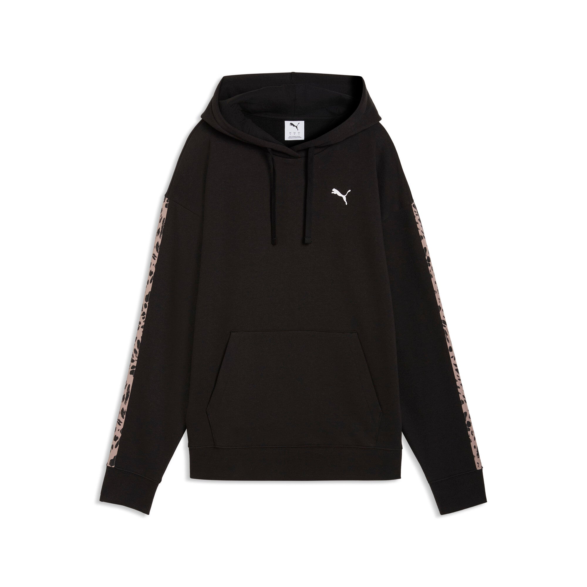 PUMA essentials graphics animal hoodie women in black - Image 1