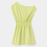 Mango vestido virginia in lime - Image 1