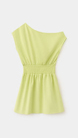 Mango vestido virginia in lime - Image 1