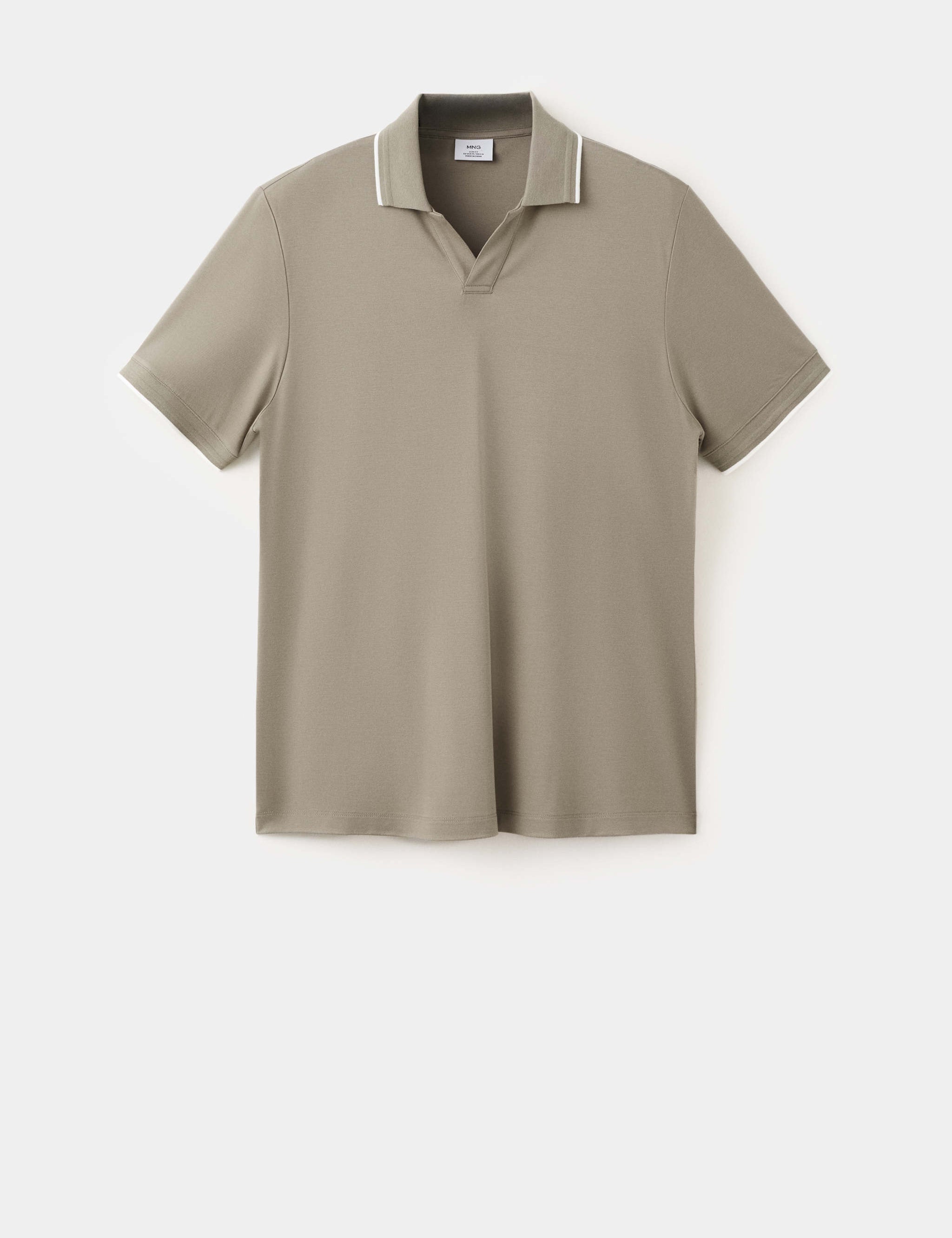 Mango polo carlev in ivory - Image 1