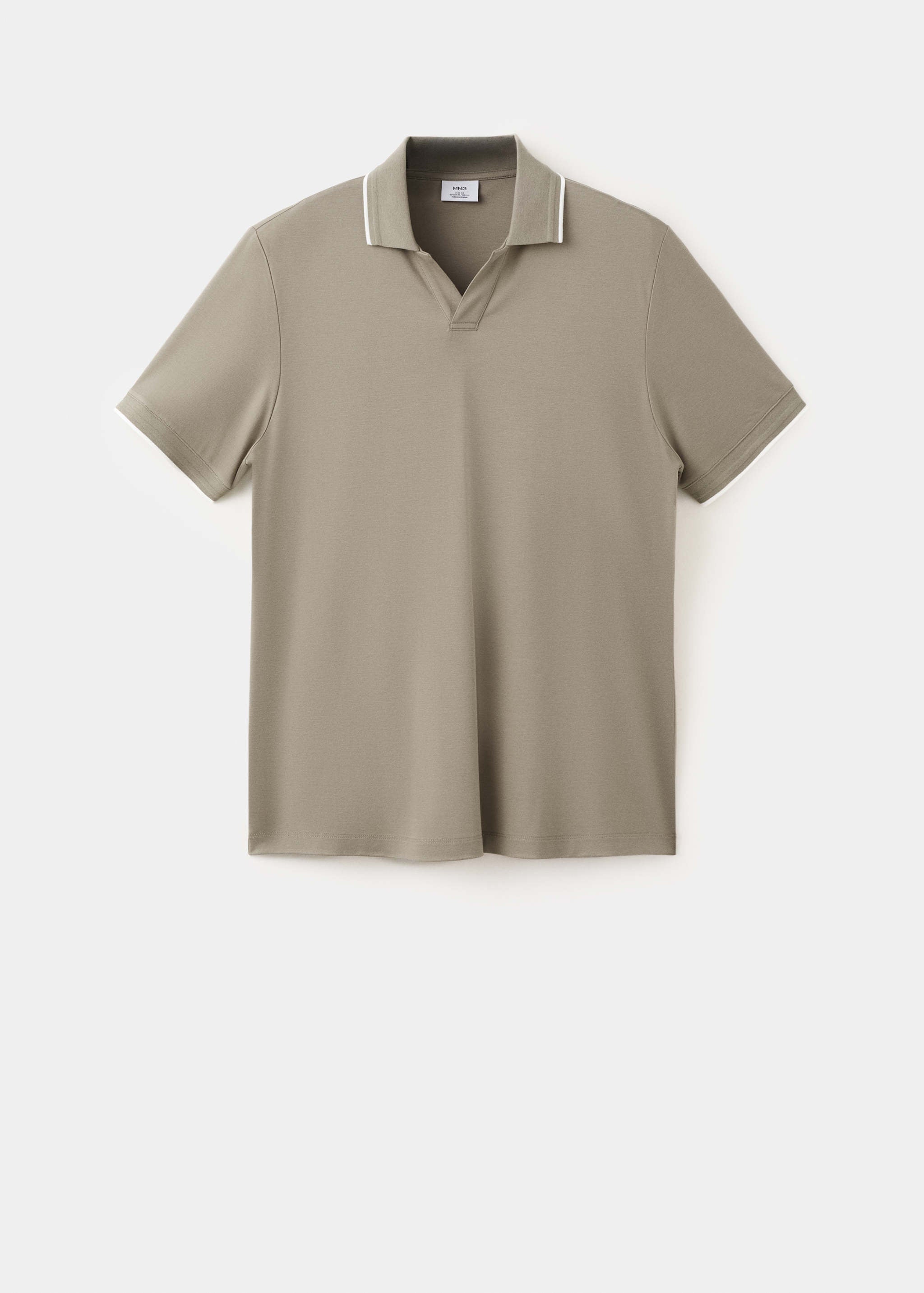 Mango polo carlev in ivory - Image 1